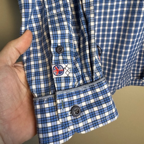 Designs Inspired By The Art Of John Lennon Mini Check Men's Button Up Shirt M - Picture 4 of 16